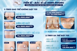 Bảng Giá Túi Ngực Treo Sa Trễ Mới Nhất 2026