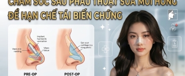 Chăm sóc sau phẫu thuật sửa mũi hỏng để hạn chế tái biến chứng