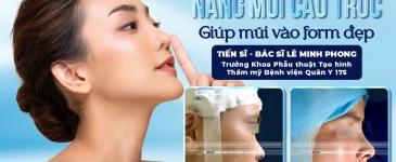 Chăm sóc sau nâng mũi cấu trúc giúp mũi vào form đẹp
