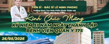 Chào Mừng Kỷ Niệm 51 Năm Thành Lập Bệnh Vện Quân Y 175 | TS.BS Lê Minh Phong