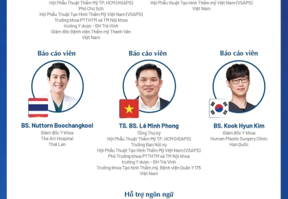 PGS.TS.BS Lê Hành, PGS.TS.BS Nguyễn Thanh Vân và TS.BS Lê Minh Phong Đồng Hành Tại Hội Nghị Thẩm Mỹ Quốc Tế HSAPS 2026