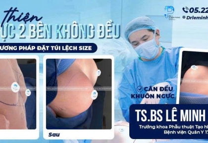 Cải thiện ngực hai bên không đều