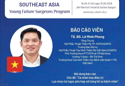 TS.BS Lê Minh Phong: Trưởng Khoa PTTM Việt Nam Duy Nhất Được Vinh Danh Báo Cáo Viên Tại Hội Nghị Khoa Học Quốc Tế Đông Nam Á 2026