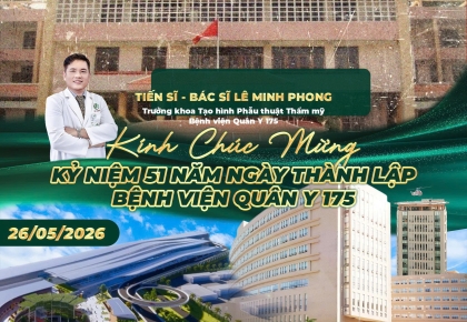 Chào Mừng Kỷ Niệm 51 Năm Thành Lập Bệnh Vện Quân Y 175 | TS.BS Lê Minh Phong