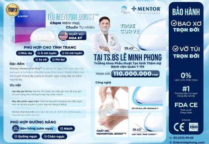 Bảng giá túi ngực ngọc trai CCA cập nhật mới nhất 2026