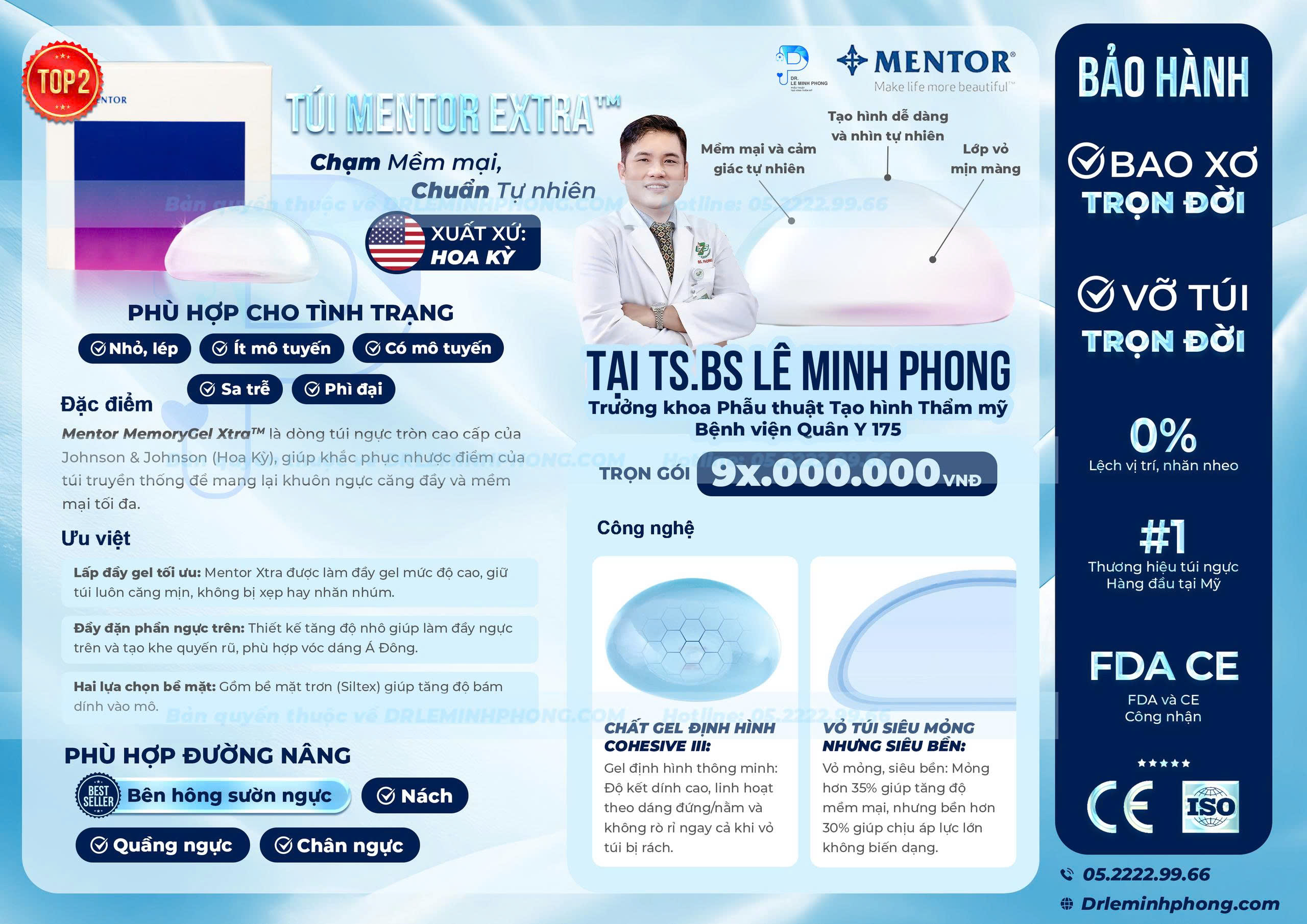 Bang-gia-tui-nguc-Mentor-extra-cap-nhat-moi-nhat-2026