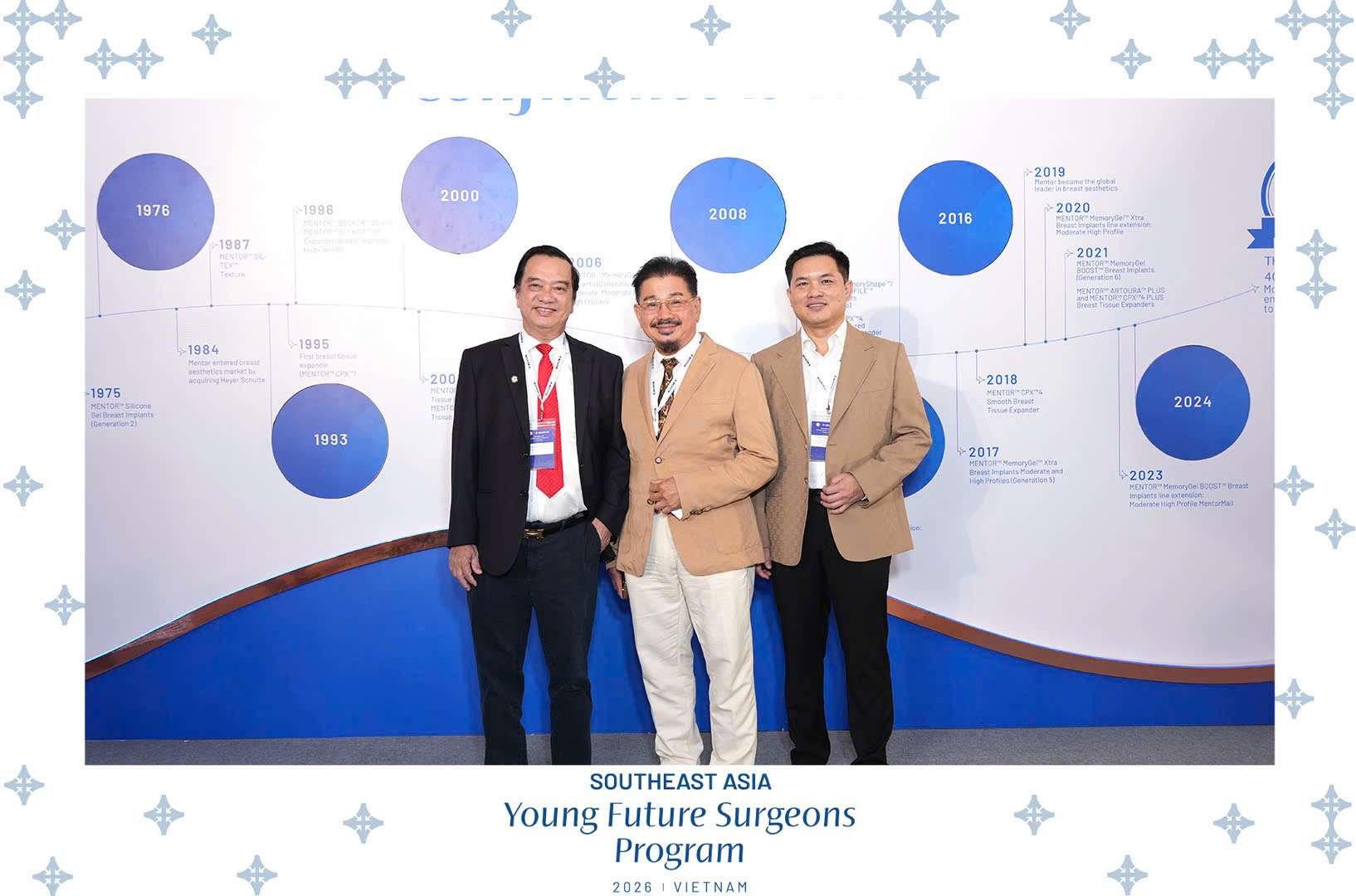 PGS TS BS Nguyễn Thanh Vân PGS TS BS Lê Hành TS BS Lê Minh Phong timeline lịch sử MENTOR 50 năm hội nghị khoa học quốc tế HSAPS 2026