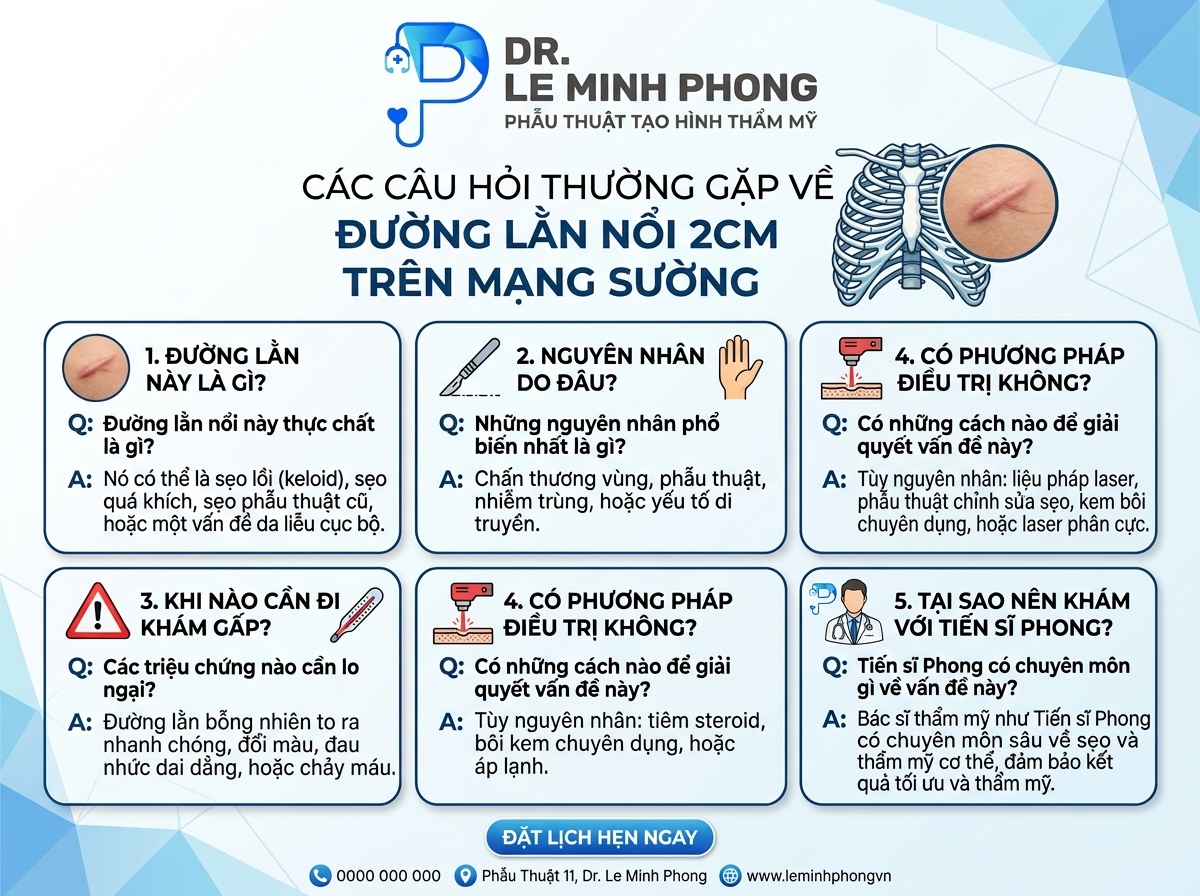 Infographic tóm tắt các câu hỏi thường gặp về đường nâng 2cm
