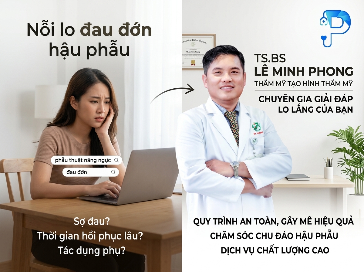 Nỗi lo sợ đau đớn hậu phẫu khiến nhiều chị em trì hoãn nâng ngực